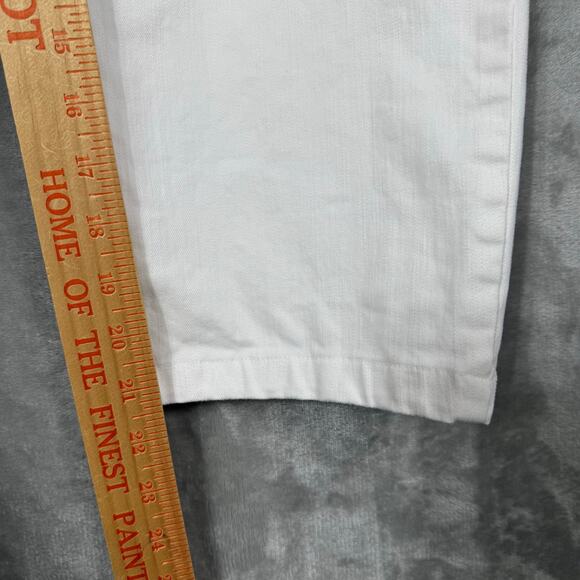 Soft Surroundings Cropped Pullon Pants Plus Sz 1X White - Picture 4 of 10
